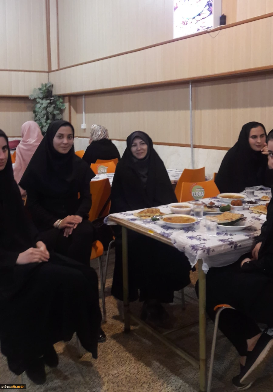 حضور سرپرست پردیس در افطاری دانشجومعلمان خوابگاهی پردیس