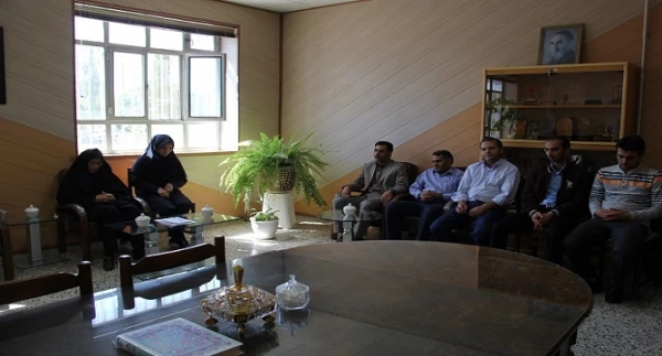 مراسم تکریم و تجلیل از نیروهای شرکتی پردیس بنت الهدی صدر اردبیل برگزار شد