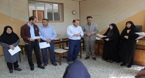 مراسم تکریم و تجلیل از نیروهای شرکتی پردیس بنت الهدی صدر اردبیل برگزار شد