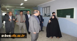 بازدید سرپرست مدیریت امور پردیس های استان از سرا