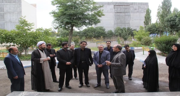 بازدید استاندار اردبیل و مدیر کل آموزش و پرورش استان از پردیس بنت الهدی صدر اردبیل