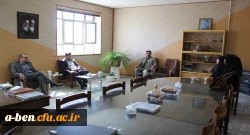 بازدید سرپرست مدیریت امور پردیس های استان از فضای رفاهی، اداری و آموزشی پردیس 