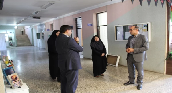 بازدید سرپرست مدیریت امور پردیس های استان از فضای رفاهی، اداری و آموزشی پردیس 