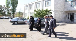 بازدید سرپرست مدیریت امور پردیس های استان از فضای رفاهی، اداری و آموزشی پردیس 