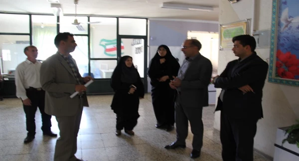 بازدید سرپرست مدیریت امور پردیس های استان از فضای رفاهی، اداری و آموزشی پردیس 