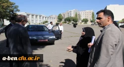 بازدید سرپرست مدیریت امور پردیس های استان از فضای رفاهی، اداری و آموزشی پردیس 