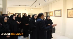 بازدید دانشجومعلمان از نمایشگاه خوشنویسان معاصر اردبیل
