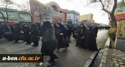 شرکت دانشجومعلمان، اساتید و کارکنان پردیس در تجمع مردمی استان 