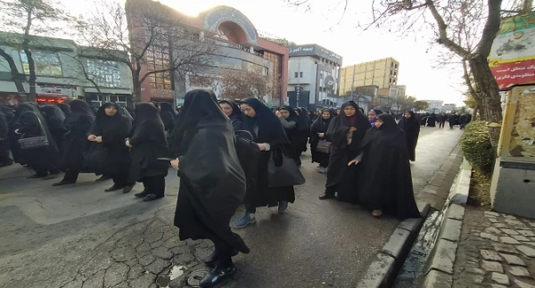 شرکت دانشجومعلمان، اساتید و کارکنان پردیس در راهپیمایی مردمی اردبیل در محکومیت آشوبگران 