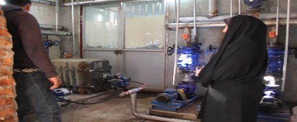 افتتاح طرح سیستم گرمایشی پردیس بنت الهدی صدر 