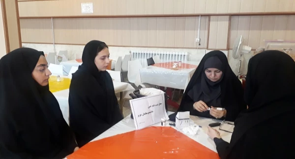 اجرای طرح غربالگری و تست قند خون در سرای پردیس 