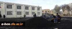 آغاز عملیات اجرایی اسفالت محوطه پردیس 