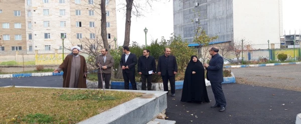 سرپرست مدیریت امور استان و هیات همراه وی از روند اجرایی پروژه بازدید کردند