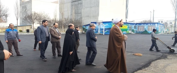 سرپرست مدیریت امور استان و هیات همراه وی از روند اجرایی پروژه بازدید کردند