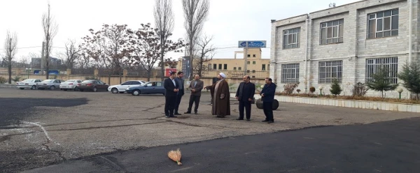 سرپرست مدیریت امور استان و هیات همراه وی از روند اجرایی پروژه بازدید کردند