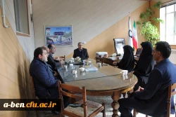 بازدید مدیرکل آموزش و پرورش استان  از پروژه های عمرانی سیستم گرمایشی و اسفالت محوطه پردیس 