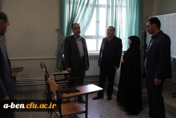 بازدید مدیرکل آموزش و پرورش استان  از پروژه های عمرانی سیستم گرمایشی و اسفالت محوطه پردیس 