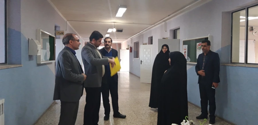 بازدید مسئولین سازمان مرکزی از پردیس بنت الهدی صدر 