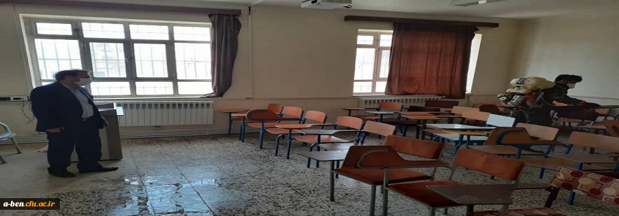 ضدعفونی و گندزدایی قسمت های مختلف پردیس بنت الهدی صدر 