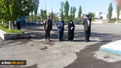 بازدید معاون هماهنگی  مدیریت امور پردیس های استان از پردیس